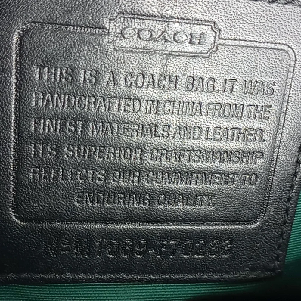 Coach F70283 Jacquard & Leather Signature Messenger Bag - Crossbody - Dark Brown